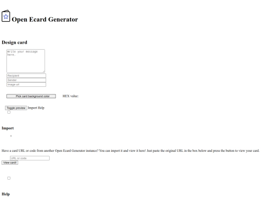 Ecard/Ecard screenshot