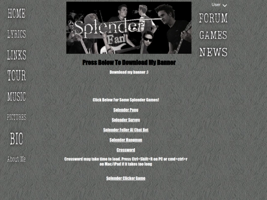 Games screenshot