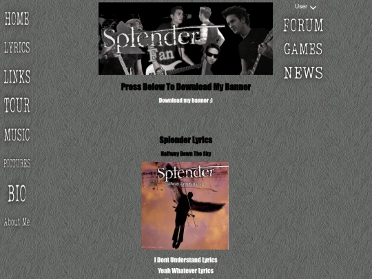 Lyrics screenshot