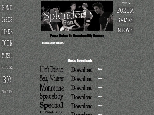 Music screenshot