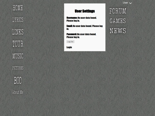 Settings screenshot