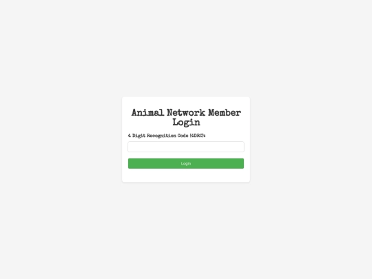 memberportallogin screenshot