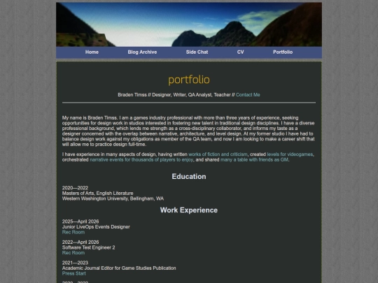 portfolio screenshot