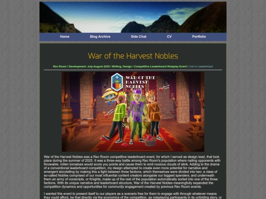 portfolio/rec-room-war-of-the-harvest-nobles screenshot