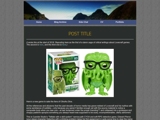 posts/2020-01-09-I-May-Be-A-Motherfucker:-Call-Of-Cthulhu-The-Video-Game screenshot