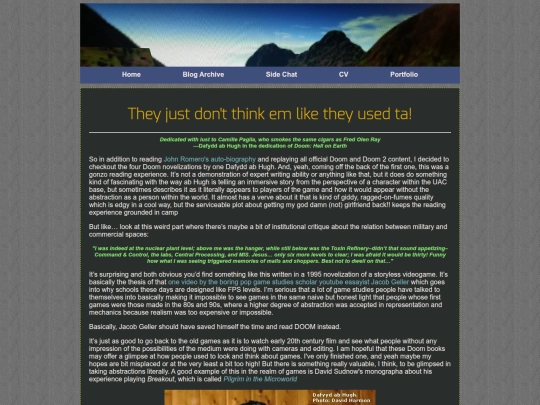 posts/2023-11-28-They-Dont-Think-Em-Like-They-Used-Ta-DOOMNovel screenshot