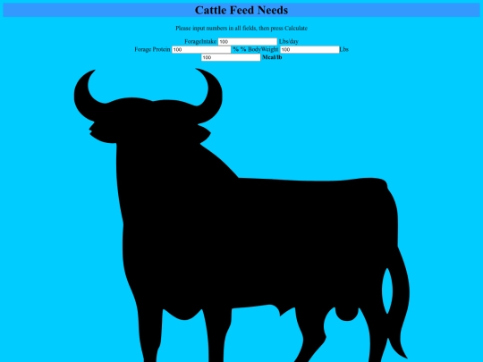 Feedneeds-cattle screenshot