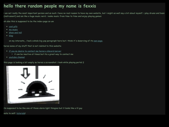 index screenshot