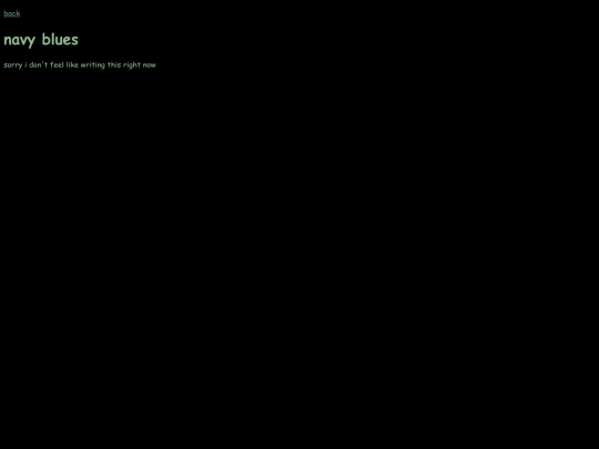 showntell/navyblues screenshot