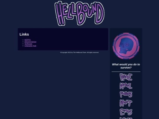 links screenshot