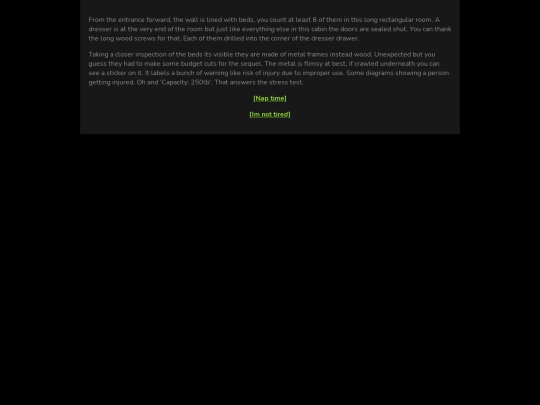 Sleepingquarters screenshot