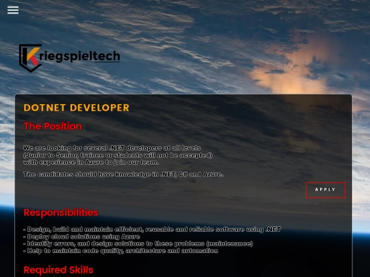 jobs/backend/ref2451-dotnet-developer screenshot