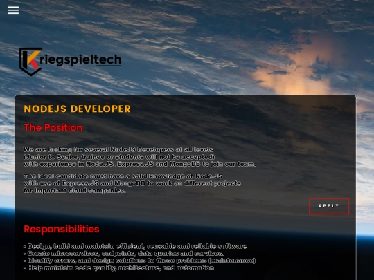 jobs/backend/ref2453-nodejs-developer screenshot