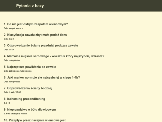 strona nawejsciowke/Pytaniazbazy screenshot