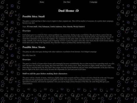 dndhome screenshot