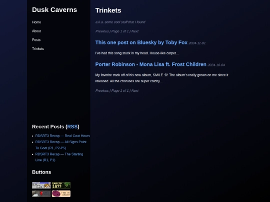 _site/trinkets screenshot