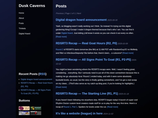 posts screenshot