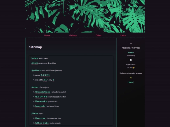 sitemap screenshot