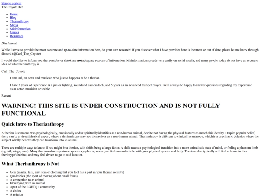 index screenshot