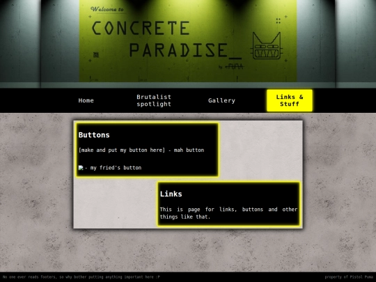 links screenshot