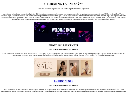 SARAN.PROJECT 1/event screenshot