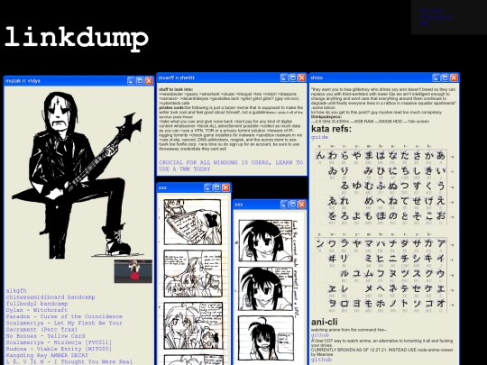 linkdump screenshot