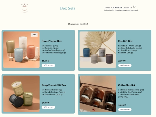 Candles - categories/giftcandles screenshot
