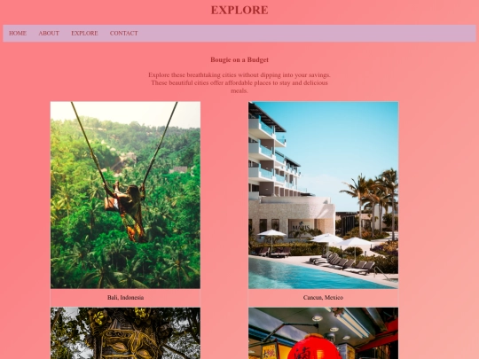FINAL/itinerarypg screenshot