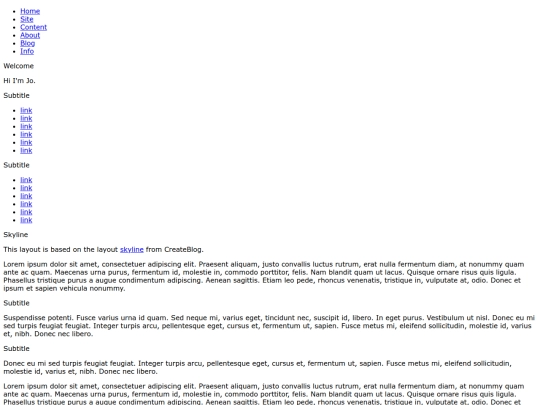 index screenshot