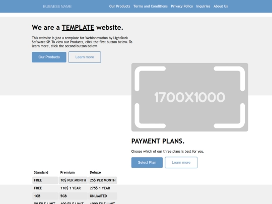 webinnovation/tradbuisness screenshot