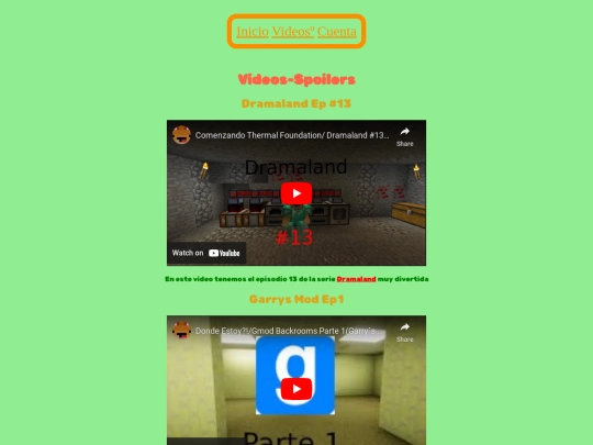 videos screenshot