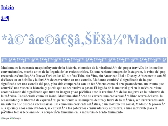 Madonna screenshot