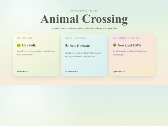 shrines/animalcrossing screenshot