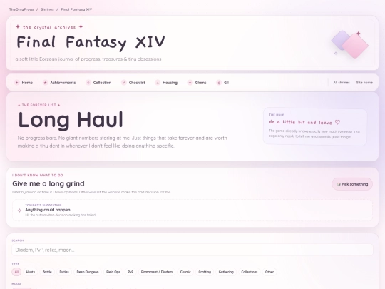 shrines/finalfantasyxiv/long-haul screenshot