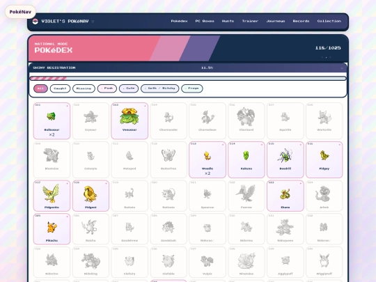 shrines/pokemon/shinies/gen9 screenshot