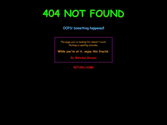 not_found screenshot