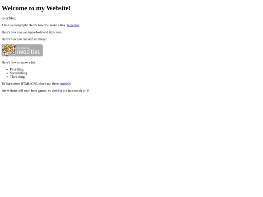 index screenshot