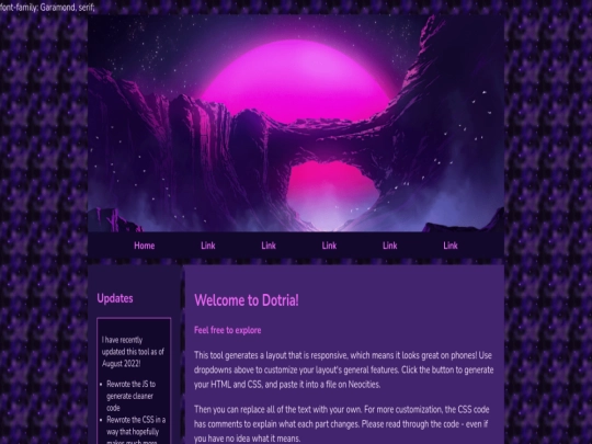 index screenshot