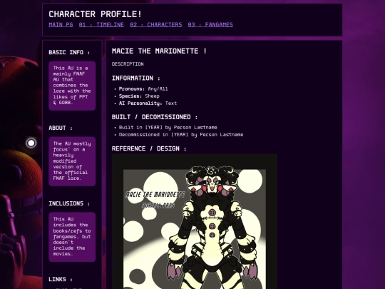 charpgs/macie screenshot