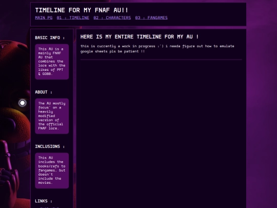 main/timeline screenshot