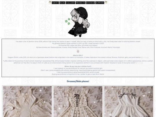 blog/wardrobe screenshot