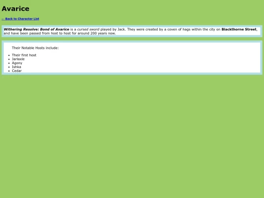 LabyrinthWiki/Characters/Avarice screenshot