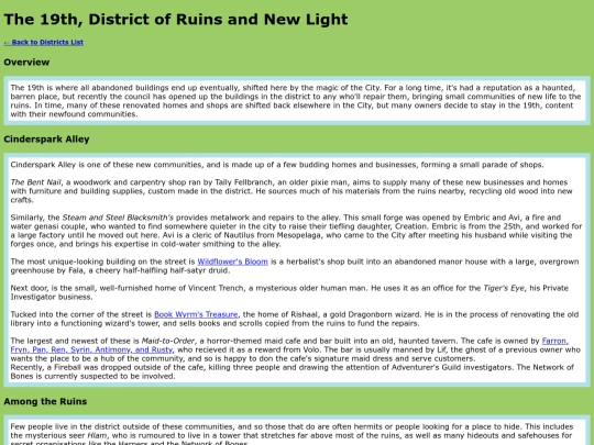 LabyrinthWiki/Districts/19th screenshot