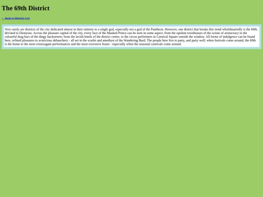 LabyrinthWiki/Districts/69th screenshot