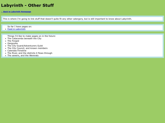 LabyrinthWiki/misc-list screenshot