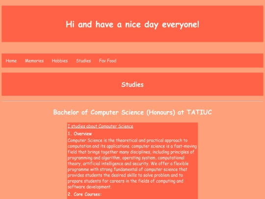 studies screenshot