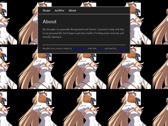 blog/about screenshot