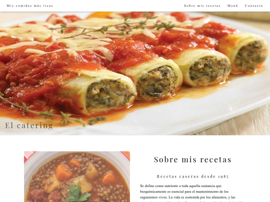 comidas screenshot