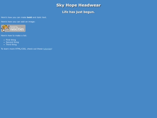 SkyHopesCIE152 screenshot