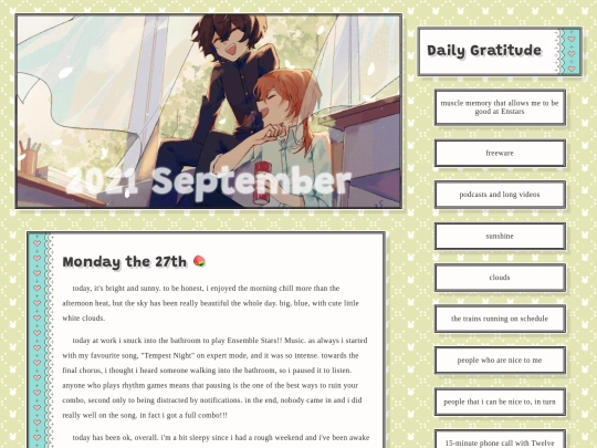 diary/september/merning screenshot